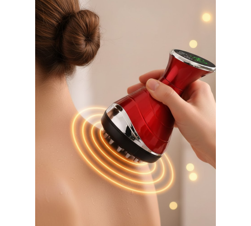 Akıllı Vakumlu Masaj Aleti Isı ve Titreşim Destekli Kupa Terapi Cihazı