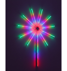 Modüler RGB LED Duvar Işığı Havai Fişek Efektli Uzaktan Kumandalı