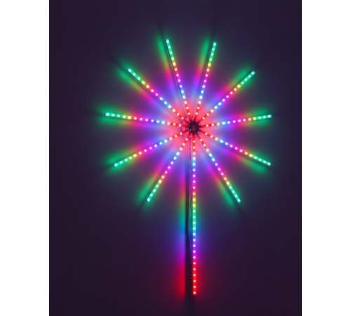 Modüler RGB LED Duvar Işığı Havai Fişek Efektli Uzaktan Kumandalı