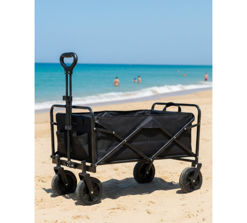 Katlanır Kamp ve Plaj Arabası Büyük Kapasiteli Taşıma Vagonu