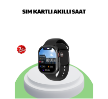 Sesli Arama Özellikli SIM Kartlı Siyah Akıllı Saat