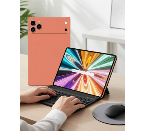 Android Tablet Klavyeli Set Stylus Kalem Kılıf Cam Dahil