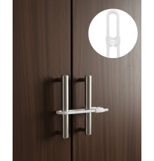 4 Adet Dolap Kapak Kilidi Ev İçi Güvenlik İçin Pratik Koruma Seti