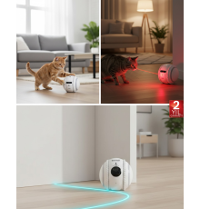 Evcil Hayvan ve Bebek Takip Kamerası Otomatik Şarj ve Muhafız Modu