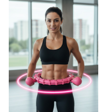 Ayarlanabilir Akıllı Hula Hoop 680 Gr Ağırlıklı Egzersiz Halkası