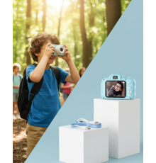 Mavi Mini HD Video Kamera Fotoğraf Çekimli Şarj Edilebilir Bataryalı Dijital Kayıt Cihazı