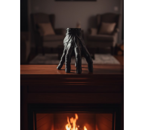 3D Dekoratif Siyah El Obje 17x16 cm Gotik ve Modern Aksesuar