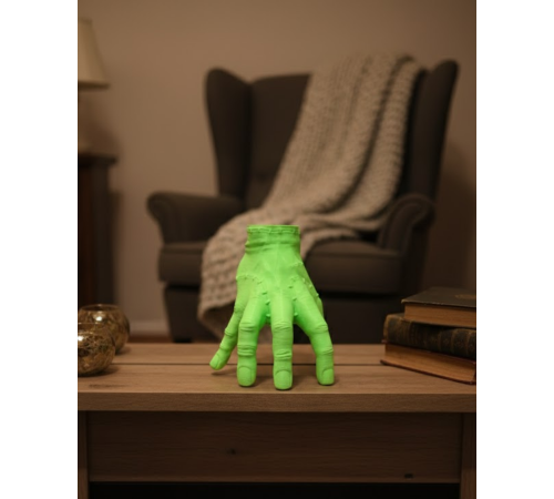 3D Dekoratif Yeşil El Obje 27x22 cm Sanatsal ve İddialı Aksesuar