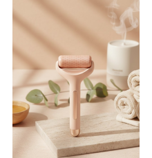 Soğuk Jel Başlıklı Buz Silindiri Yüz Masaj ve Bakım Aleti