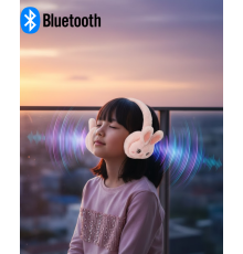 Tavşan Kulaklı Şarjlı Bluetooth Kulaklık Düşük Gecikmeli Kablosuz Ses