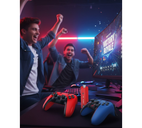 10K HD Android Oyun Konsolu 64GB Çift Kumandalı TV Stick