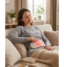 USB Şarjlı Kızılötesi Isıtmalı Titreşimli Kadın Bel ve Karın Masaj Kemeri