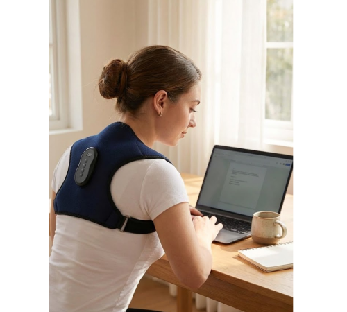 Sırt ve Omurga İçin Akıllı Masajlı Duruş Destek Kemeri