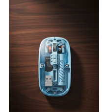 Bluetooth 5.2 Destekli Mavi Pilli Kablosuz Mouse