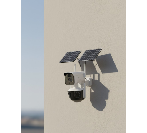 Solar Enerjili 4G Kablosuz Güvenlik Kamerası 12000mAh Bataryalı