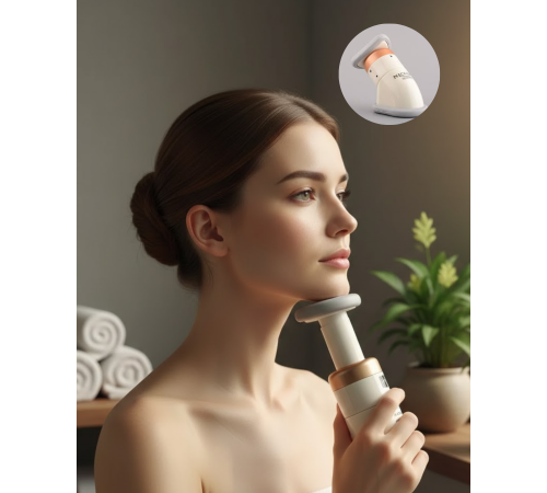 Çene ve Boyun Toparlayıcı Egzersiz Masaj Aleti Yaylı Sistemli