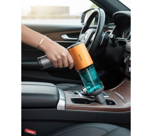 Araç İçi Mini El Süpürgesi Şarjlı Güçlü Vakum