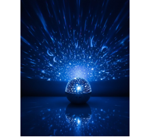 Müzikli Yıldız Yansıtmalı Dekoratif Gece Lambası