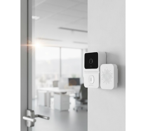 Akıllı Ev Uyumlu Kapı Zili 800mAh Bataryalı Gece Görüşlü