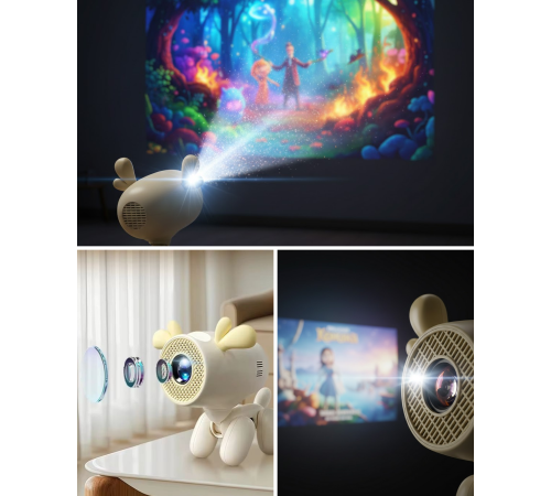 Android Sistemli 4K Projeksiyon 36W Dolby Sesli