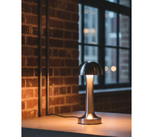 Modern Mantar Masa Lambası Dokunmatik 3 Işık Modlu Şarjlı Kablosuz LED