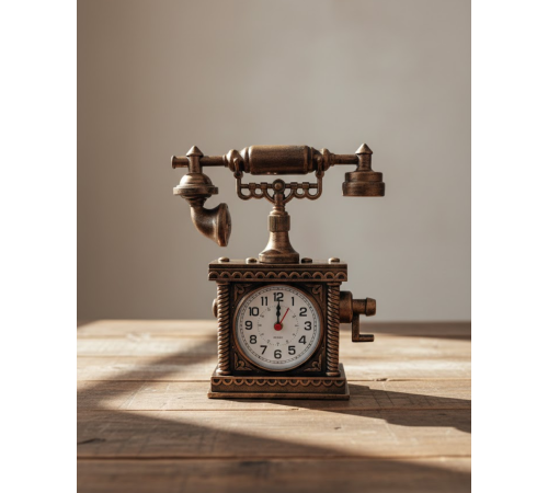 Minimal Tasarımlı Masa Saati Alarm Özellikli Şık Model