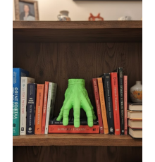 3D Modern Yeşil El Heykeli 27x22 cm Raf ve Konsol Üstü Dekor