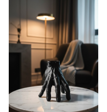 3D Modern Siyah El Heykeli 27x22 cm Konsol ve Raf Üstü Dekor