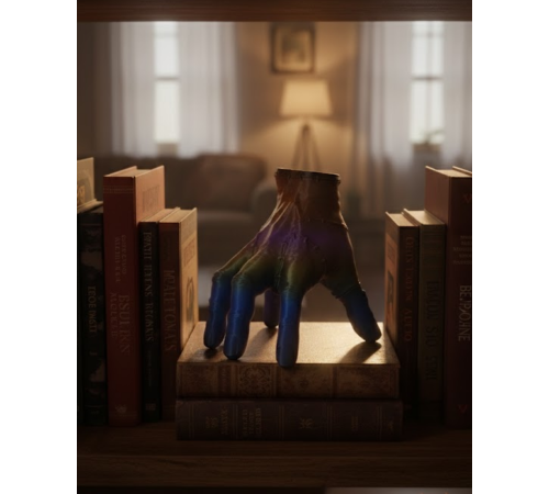 3D Modern Rengarenk El Heykeli 27x22 cm Statement Dekor