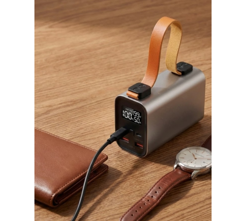 50000 mAh Güçlü Powerbank Dijital Göstergeli Çoklu USB Çıkışlı