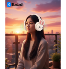 Peluş Kablosuz Bluetooth Kulaklık Çocuk ve Genç Kullanıma Uygun