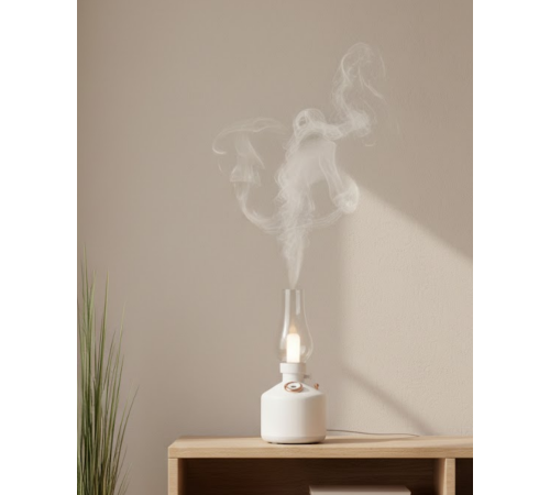 USB Şarjlı Gaz Lambası Modeli Nano Mist Aromaterapi Nemlendirici 280 ml