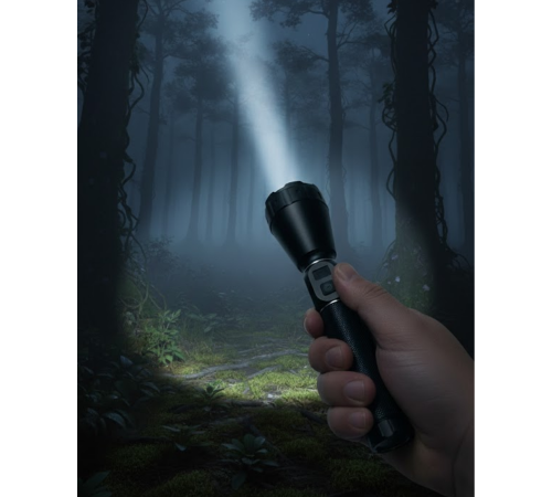 Profesyonel Şarjlı El Feneri Yüksek Parlaklık 9000mAh Bataryalı Set