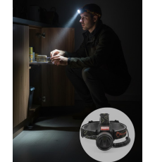 USB Type C Şarjlı Sensörlü Kafa Lambası Uzun Ömürlü Batarya