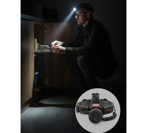 USB Type C Şarjlı Sensörlü Kafa Lambası Uzun Ömürlü Batarya