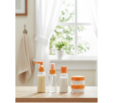 Seyahat İçin 5’li Şeffaf Kozmetik Kap Seti 30 ml