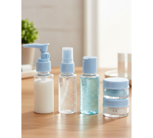 Seyahat İçin 5’li Şeffaf Dolum Şişesi Seti 30 ml