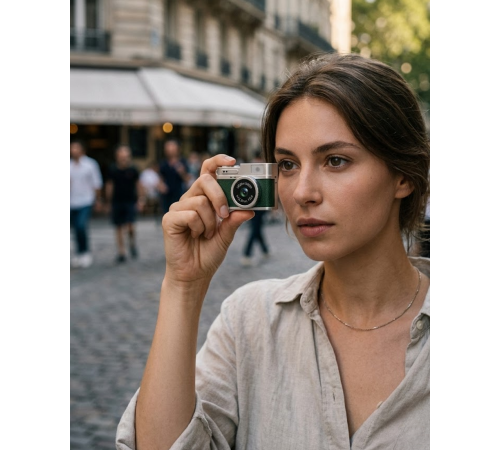 Ultra Kompakt Mini Fotoğraf Makinesi 4K HD Video Selfie Kamerası