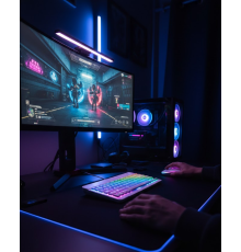 Bluetooth Klavye Mouse Seti Aydınlatmalı Türkçe Q Ergonomik Tasarım