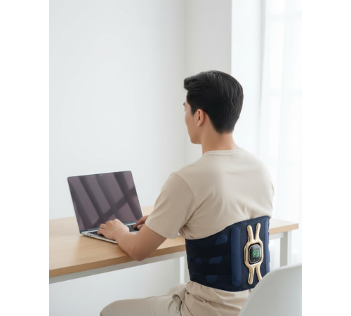 Bel Destekli Masaj Kemeri Hafif ve Taşınabilir