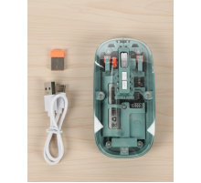 Şeffaf Tasarımlı Bluetooth Kablosuz Mouse Pilli Kullanım