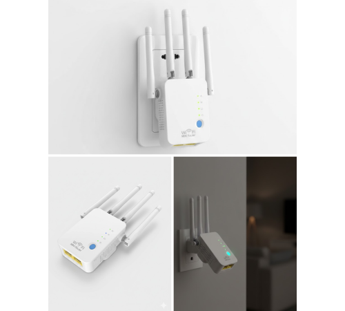 Kablosuz WiFi Tekrarlayıcı 300Mbps