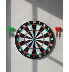 Ev ve Oyun Alanları İçin Dart Tahtası 12 İnç 4 Dart Oku Dahil