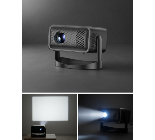 Ev Sineması İçin 150 İnç LED Projeksiyon WiFi Bluetooth Destekli