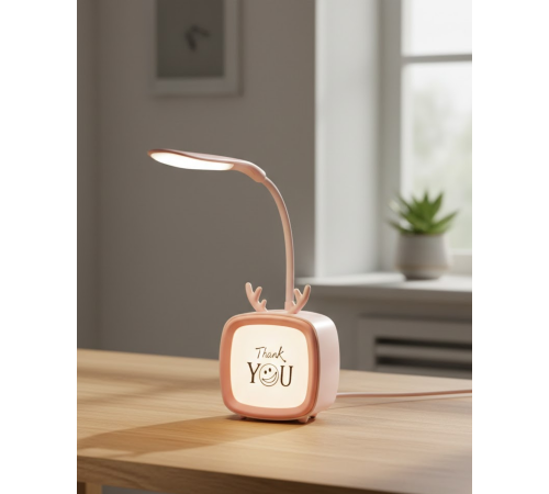 Esnek Gövdeli LED Masa Lambası Taşınabilir Gece Aydınlatması