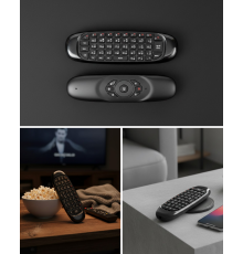 Android TV ve PC Uyumlu Kablosuz Hava Fareli Kumanda