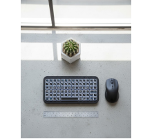 RGB Işıklı Kablosuz Mini Klavye 10 mm İnce Gövde