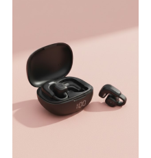 Açık Tasarım Kablosuz Bluetooth Spor Kulaklık LED Ekranlı