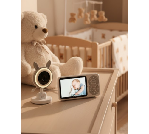 Gece Görüşlü Bebek Telsizi Besleme Hatırlatıcılı LCD Ekran