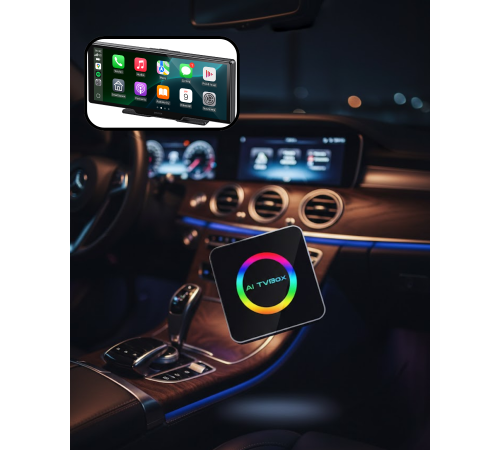 Araç İçin Kablosuz CarPlay Android Auto Multimedya Çözümü
